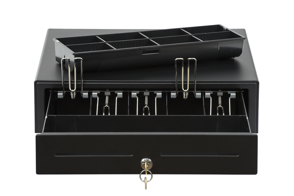 Денежный ящик АТОЛ EC-350-B черный, 350*405*90, 24V, для Штрих-ФР в Армавире