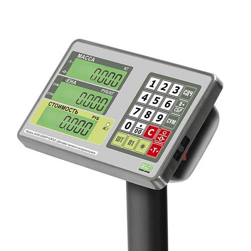 Весы торговые напольные MERTECH M-ER 335 ACPU &amp;quot;TURTLE&amp;quot; с расчетом стоимости товара LCD
