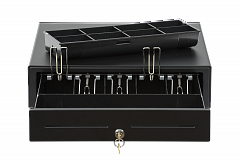 Денежный ящик АТОЛ EC-350-B черный, 350*405*90, 24V, для Штрих-ФР в Армавире