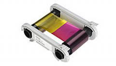 Полноцветная лента (YMCKO) на 500 оттисков с чистящим роликом; для принтера Advent SOLID 700 в Армавире