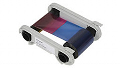 Полноцветная лента YMCKK на 500 оттисков с двумя панелями черного для двусторонней печати в Армавире
